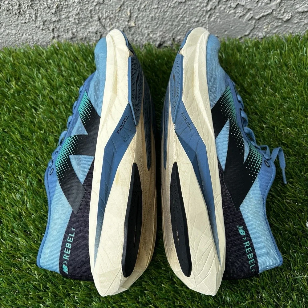 New Balance Shoes Men Size 10.5 FuelCell Rebel v4 Blue Lightweight Mesh